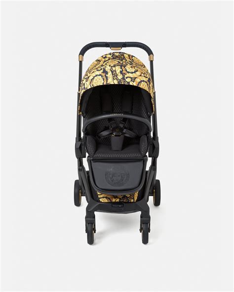 versace barocco baby stroller.